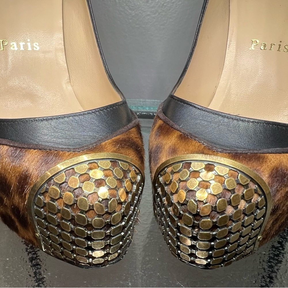 Christian Louboutin Maggie Pony Leopard Heels - Picture 12 of 16